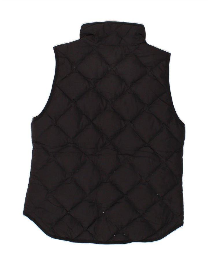 J. CREW Womens Padded Gilet UK 10 Small Black Polyester Vintage J. Crew and Second-Hand J. Crew from Messina Hembry 