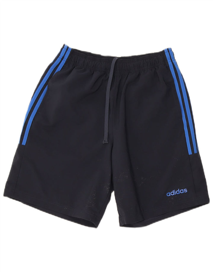 Pantalón Corto Deportivo Adidas Hombre Medio Azul Marino Poliéster
