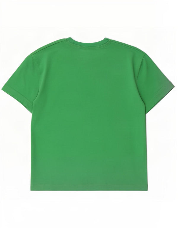 Zara Hombre Camiseta Top Algodón Verde Medio