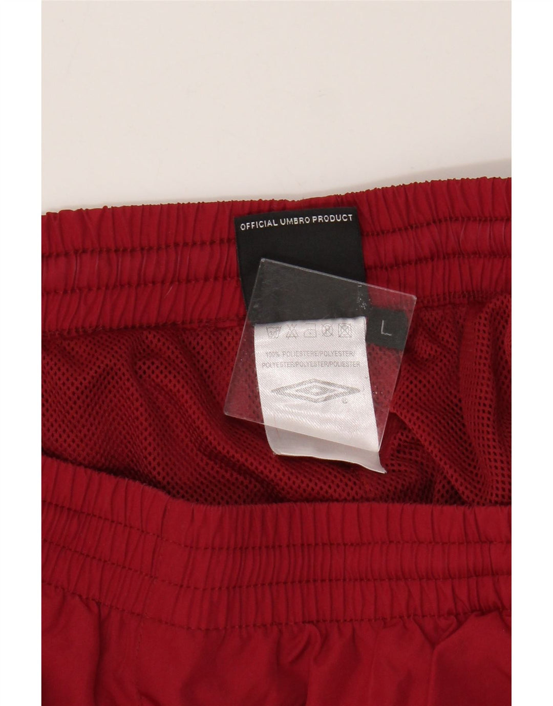 Umbro Pantalones De Chándal Para Hombre Joggers Large Rojo Colorblock Poliéster