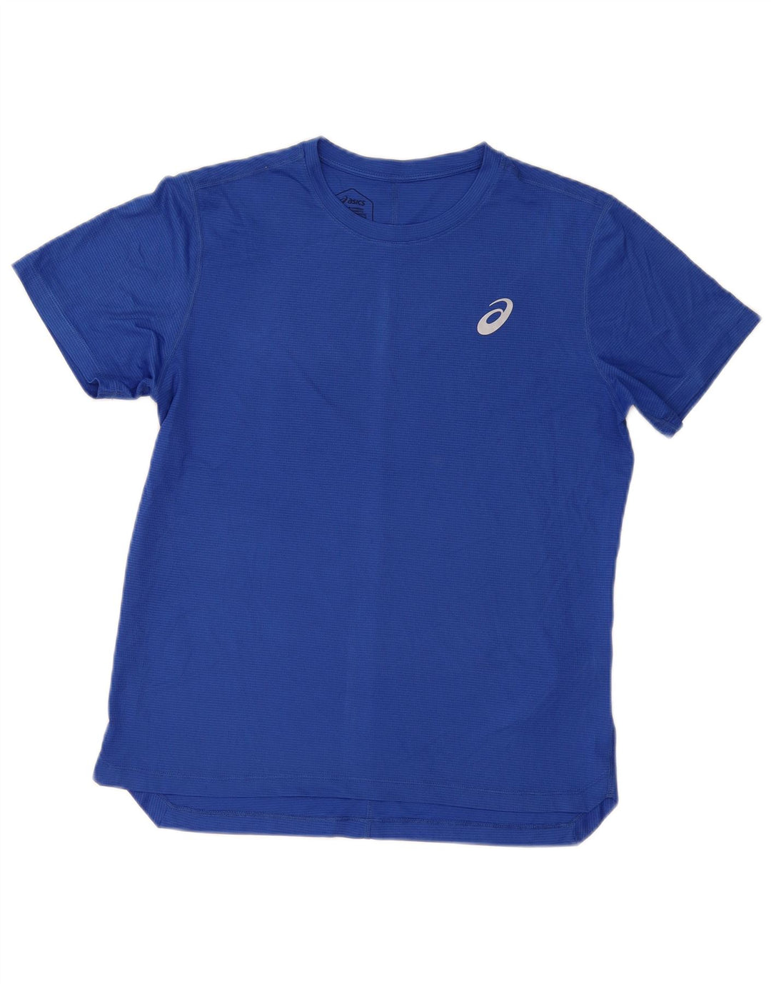 Asics Mens T-Shirt Top Small Blue Polyester