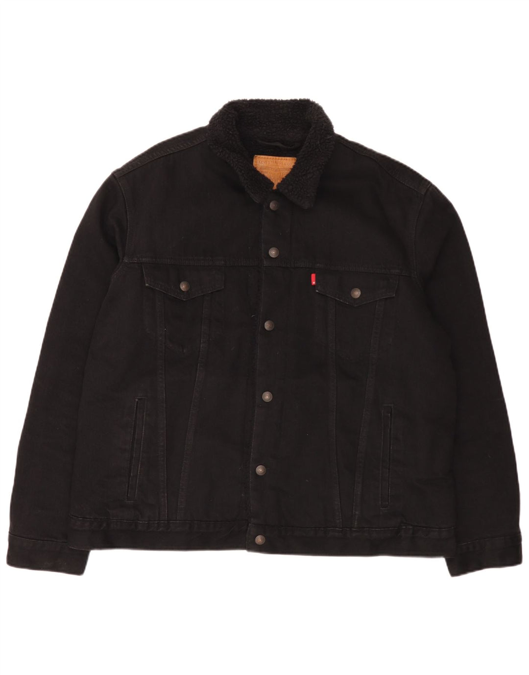 Levi's Chaqueta vaquera para hombre UK 42 XL Algodón negro