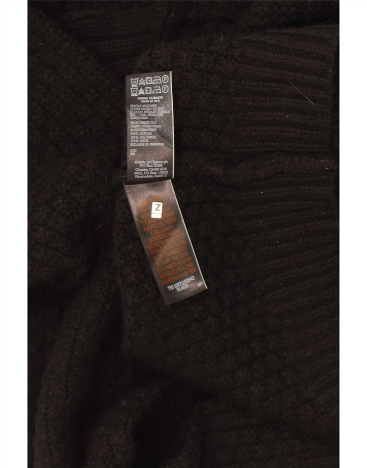 Marks & Spencer - Cárdigan abierto para mujer, talla M, color negro