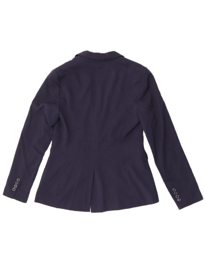 Marks & Spencer Chaqueta tipo blazer con 1 botón para mujer UK 10 Small Azul marino