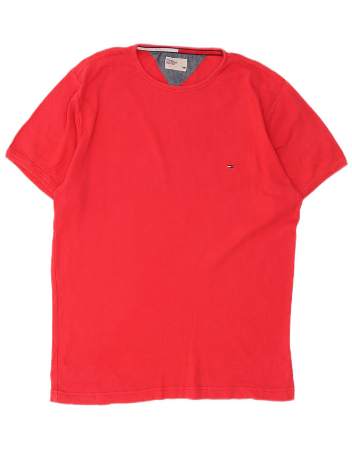 Tommy Hilfiger - Camiseta para hombre, talla grande, color rojo