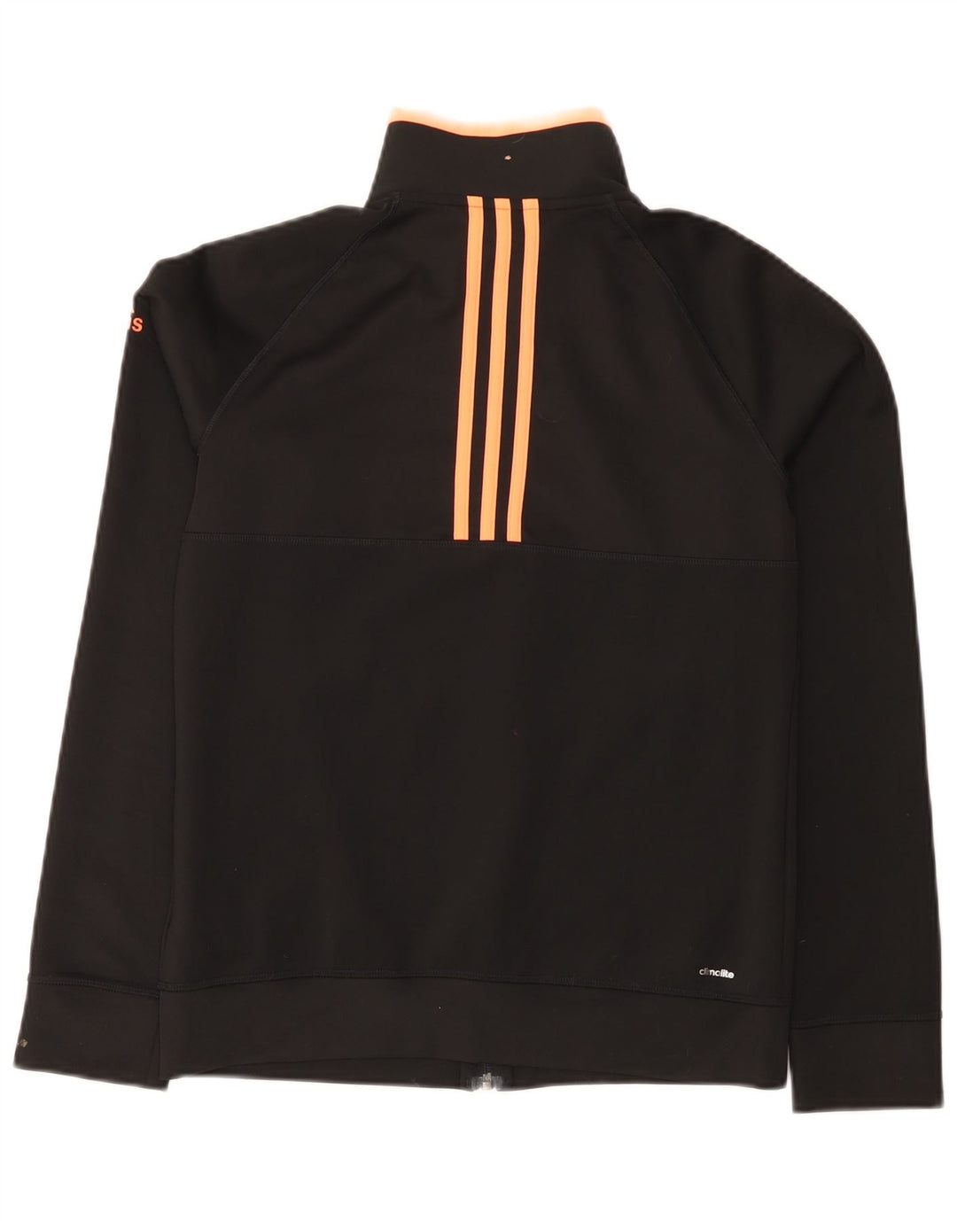 Adidas Mujer Climalite Chándal Top Chaqueta Reino Unido 12/14 Mediano Negro