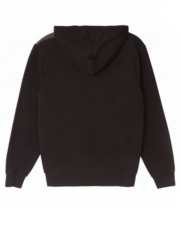 Nike Jersey con capucha para hombre, talla pequeña, algodón color block negro