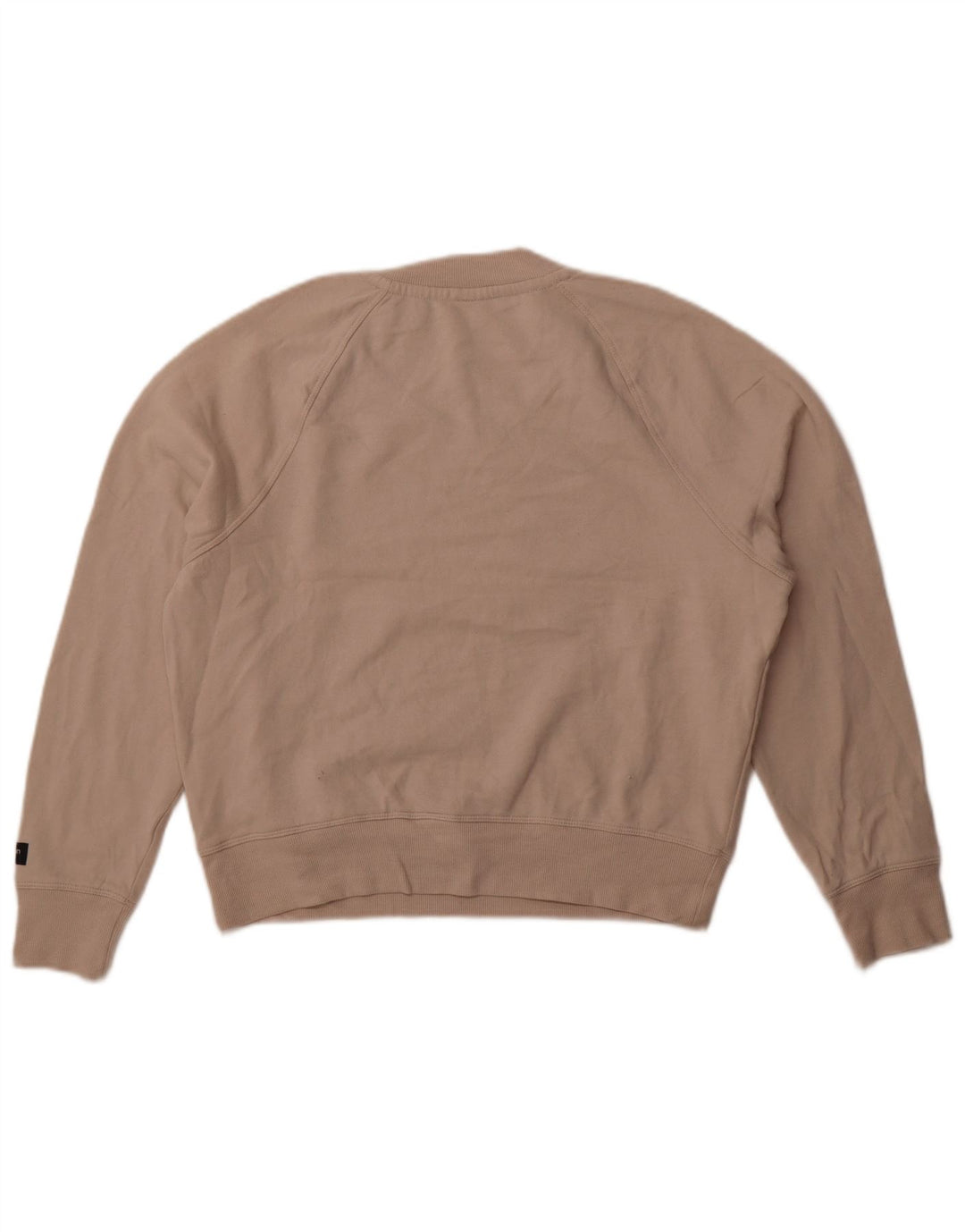 Calvin Klein - Sudadera gráfica para mujer, talla 40, talla grande, algodón beige