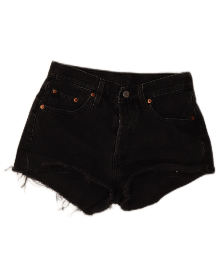 Levi's Mujer 501 Shorts De Mezclilla W25 XS Algodón Gris