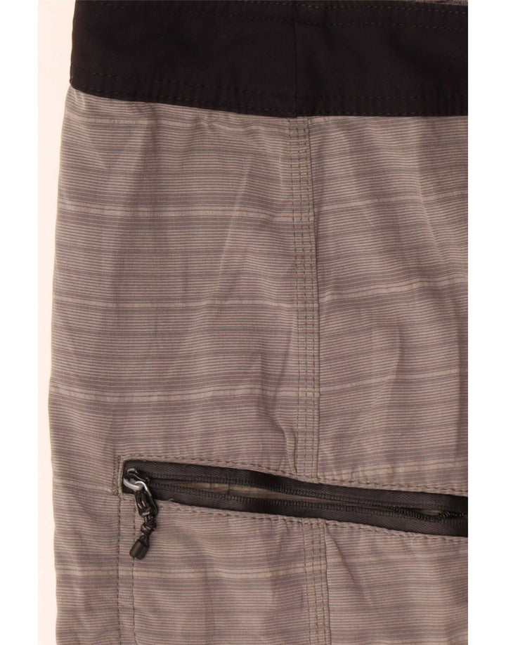 Rip Curl Hombre Bañador Shorts Grande Gris Rayas Poliéster