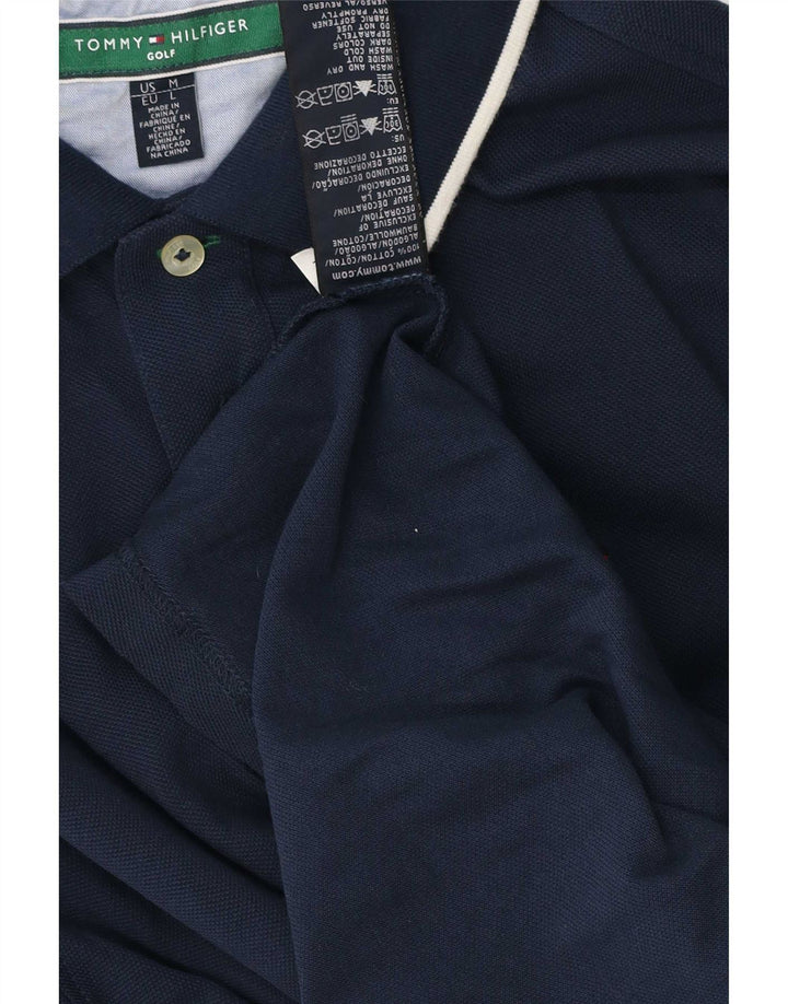 Polo Tommy Hilfiger para hombre de algodón a rayas azul marino mediano