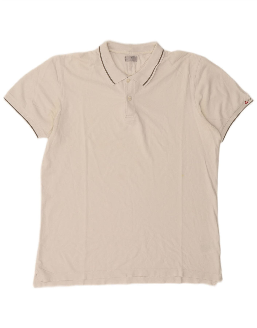 PEUTEREY Polo para hombre 2XL Algodón blanco