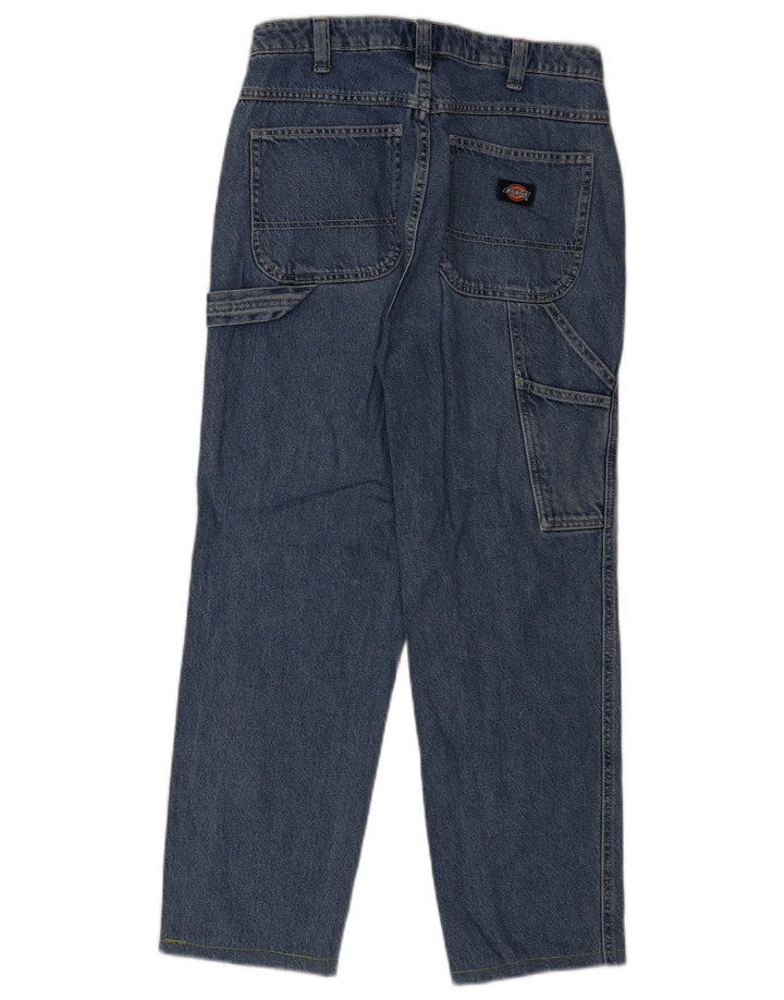 Vaqueros Dickies Cargo Rectos Mujer W27 L26 Azul