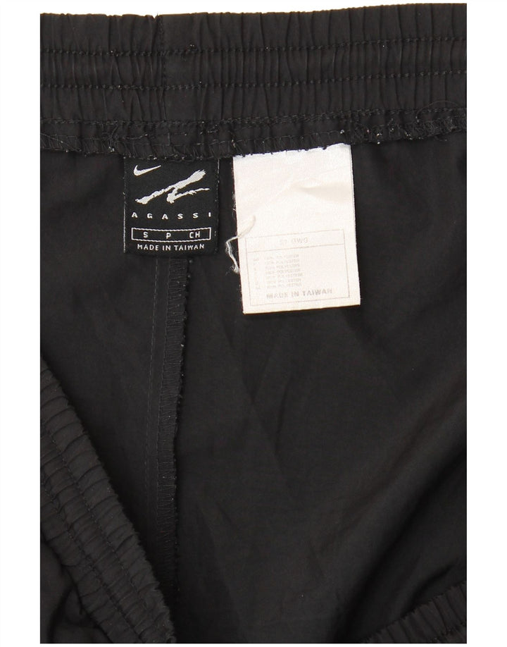 Nike - Pantalones cortos deportivos para hombre, talla pequeña, poliéster negro