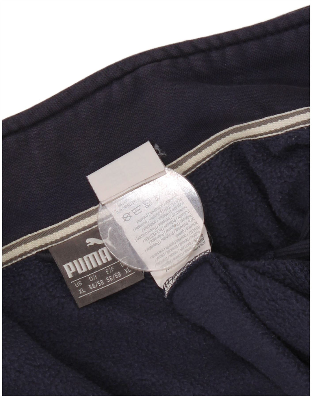 Puma Hombre Chándal Top Chaqueta XL Azul Marino Algodón