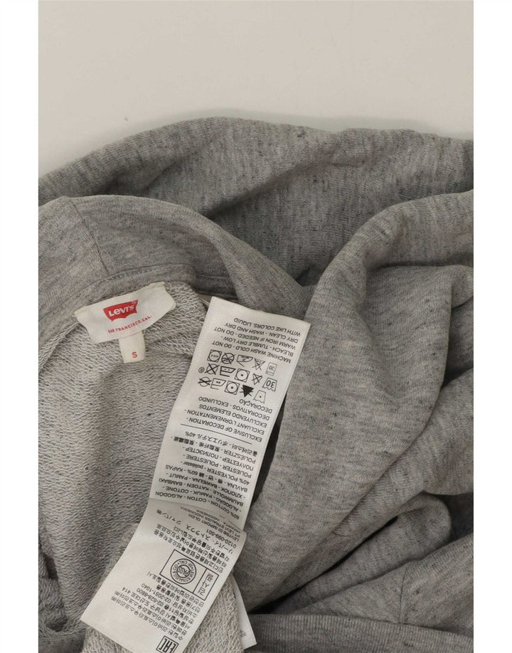 Levi's Hombre Sudadera Con Capucha Gráfica Jersey Pequeño De Algodón Gris