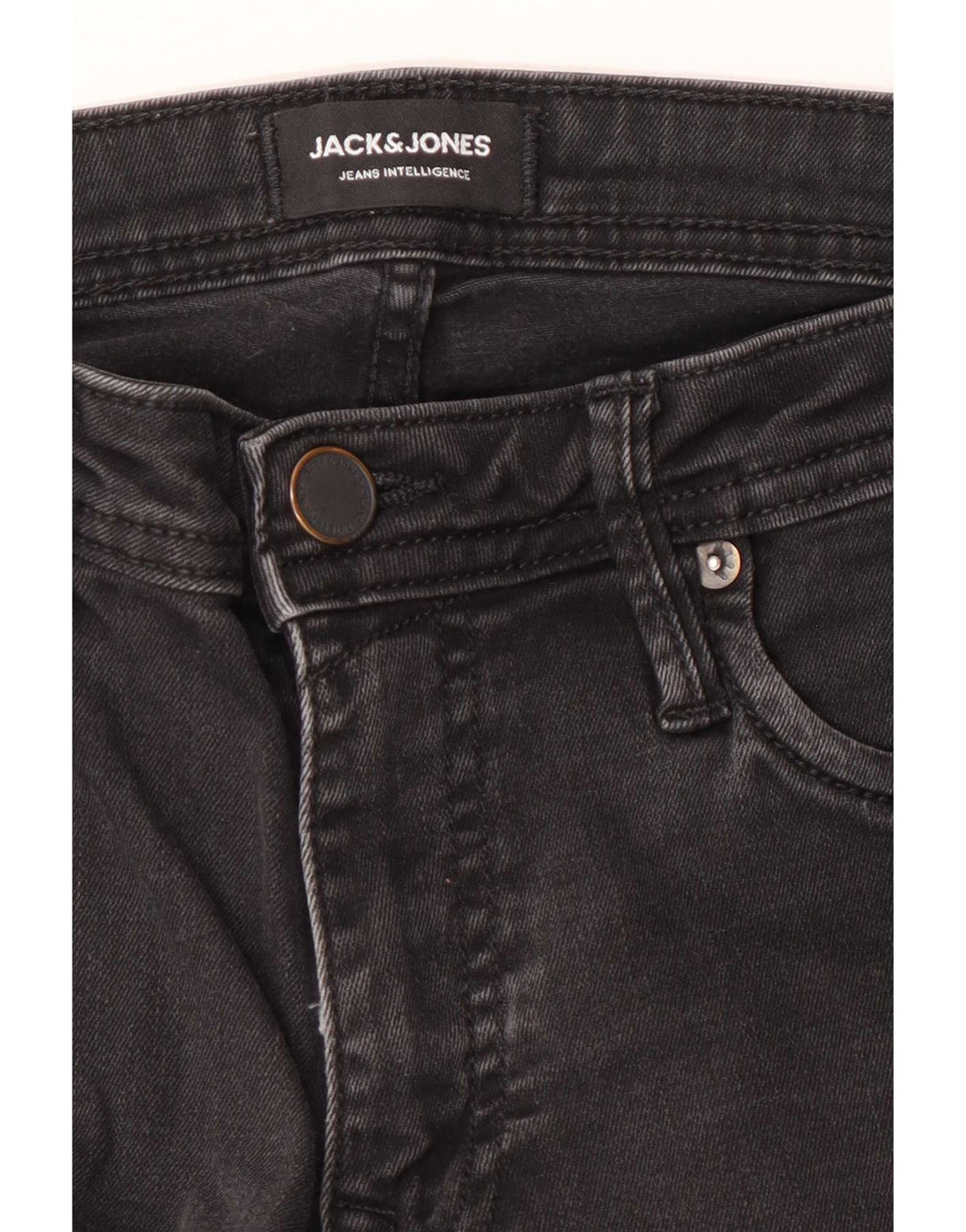 Jack & Jones Vaqueros slim GLENN para hombre W28 L32 Negro