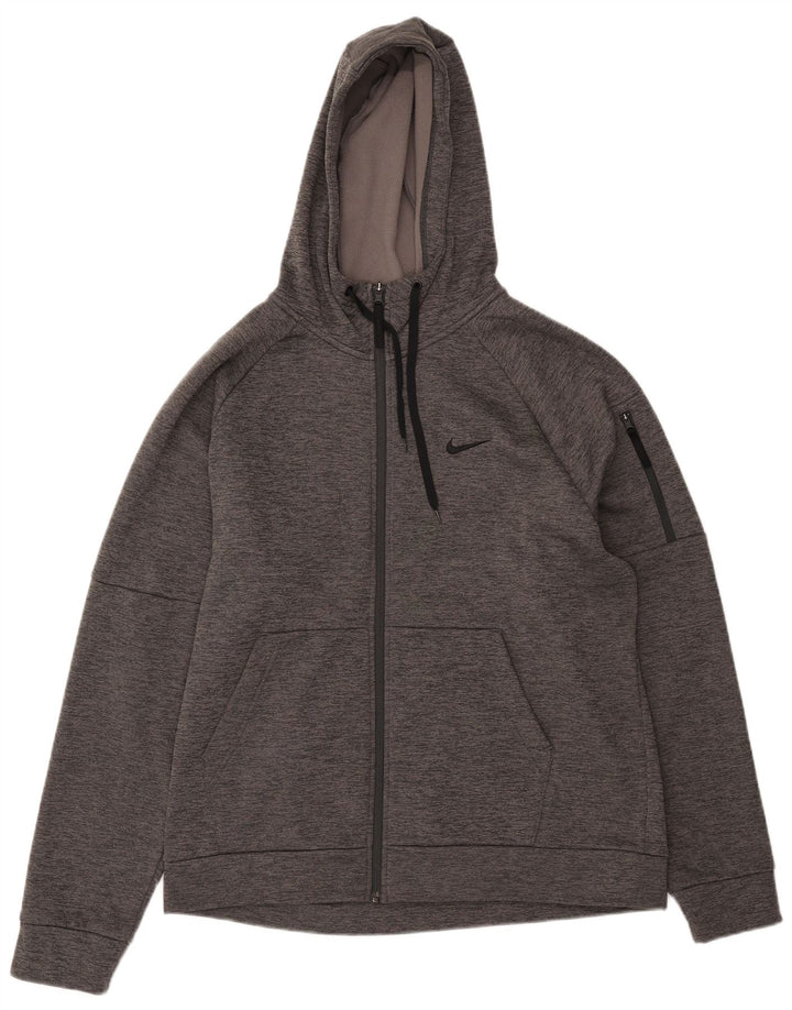 Nike Chándal completo con capucha Therma-Fit para hombre Poliéster moteado gris grande
