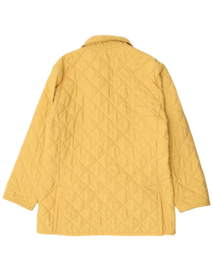 Lavenham Chaqueta acolchada para hombre UK 38 Poliéster amarillo medio