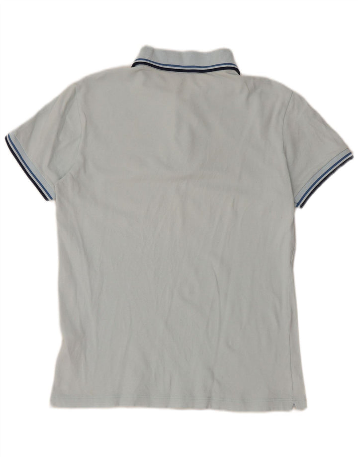FRED PERRY Polo ligero y elástico para hombre de algodón azul pequeño