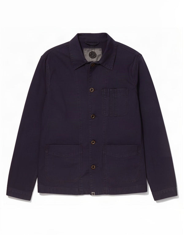 Pretty Green Chaqueta utilitaria para hombre UK 40 Large Azul marino Algodón