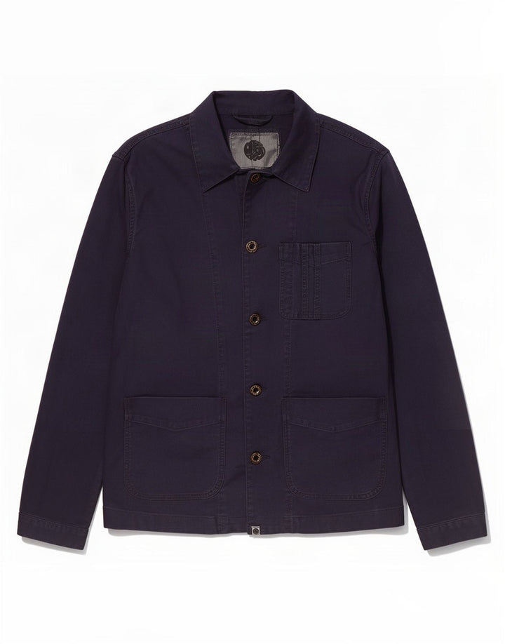 Pretty Green Chaqueta utilitaria para hombre UK 40 Large Azul marino Algodón