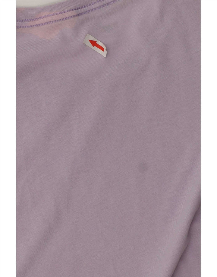 Puma - Camiseta para hombre, talla grande, algodón morado