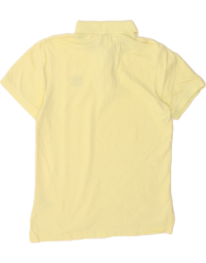 TOMMY HILFIGER Mens Polo Shirt Medium Yellow Cotton Vintage Tommy Hilfiger and Second-Hand Tommy Hilfiger from Messina Hembry 