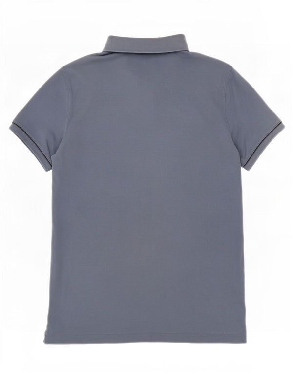 Polo Massimo Dutti Hombre Azul Medio