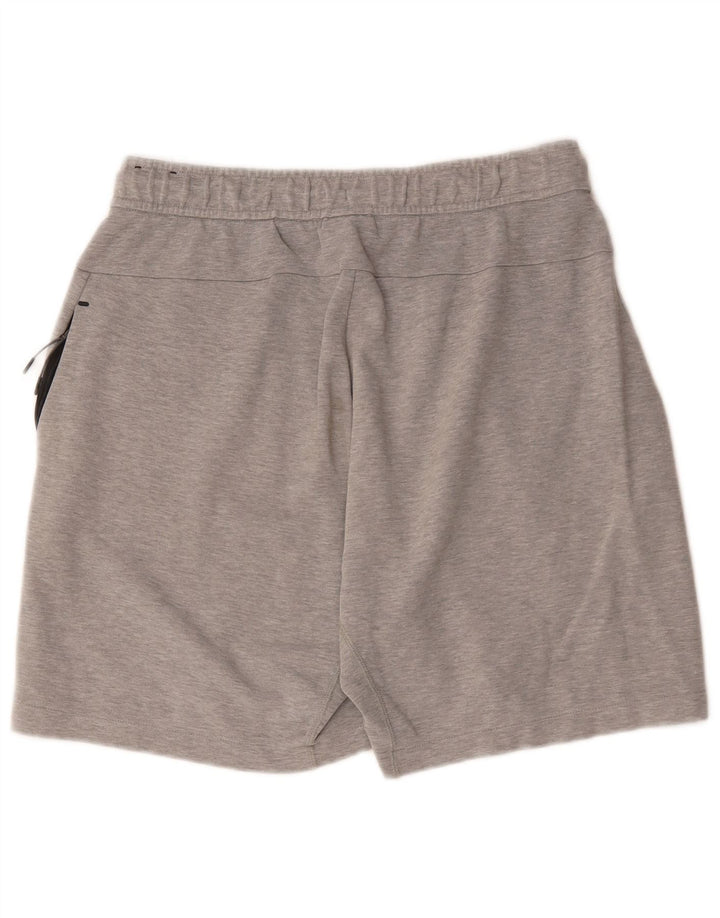 Pantalones cortos deportivos Nike para hombre de algodón moteado en gris medio