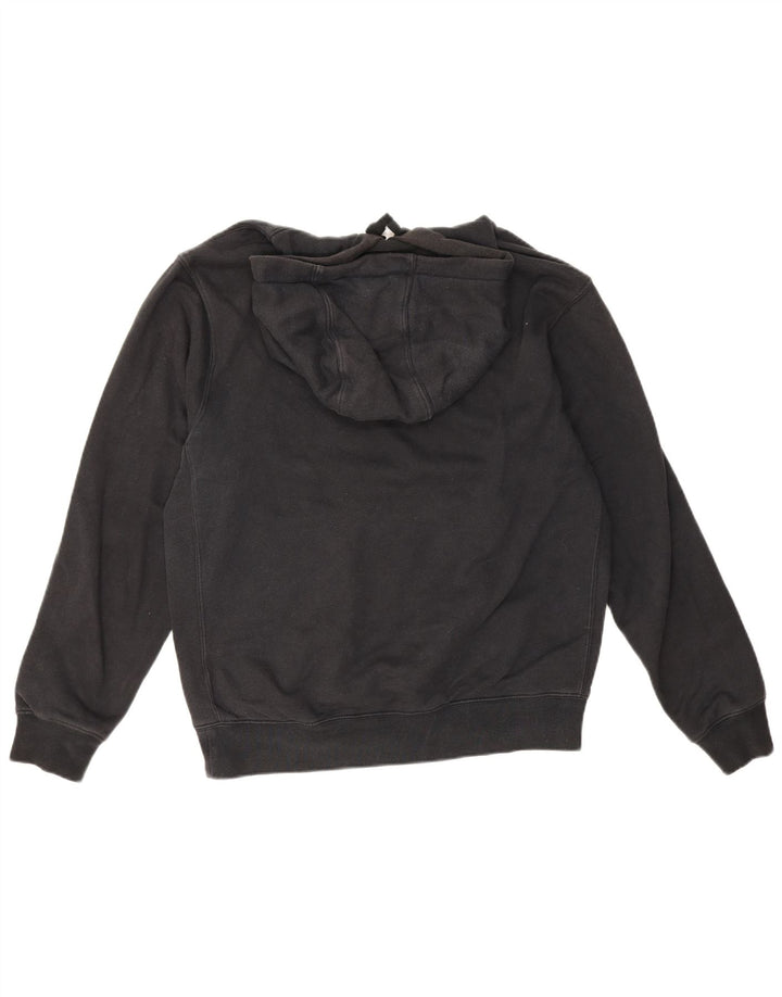 NIKE Jersey con capucha para hombre, talla pequeña, algodón negro