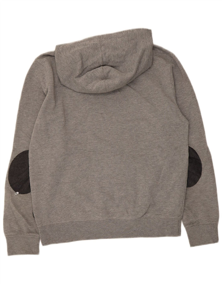HUF Hombre Sudadera con Capucha Gráfica Jersey Pequeño Gris Algodón