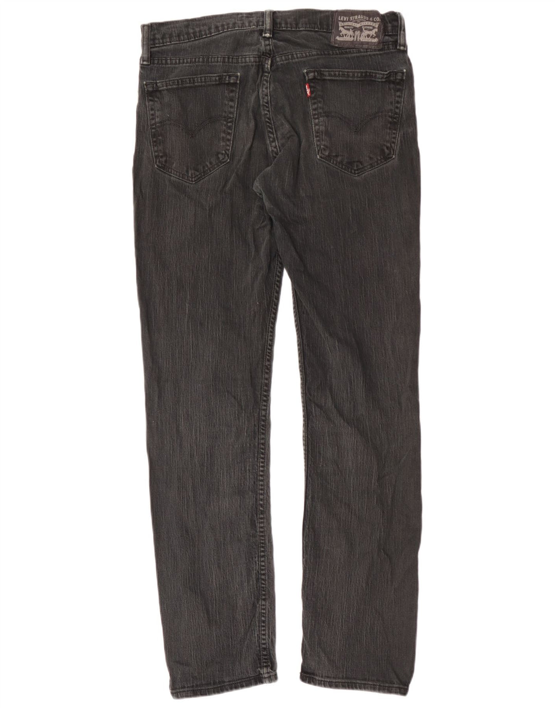 Vaqueros rectos desgastados para hombre Levi's W33 L32 Algodón negro