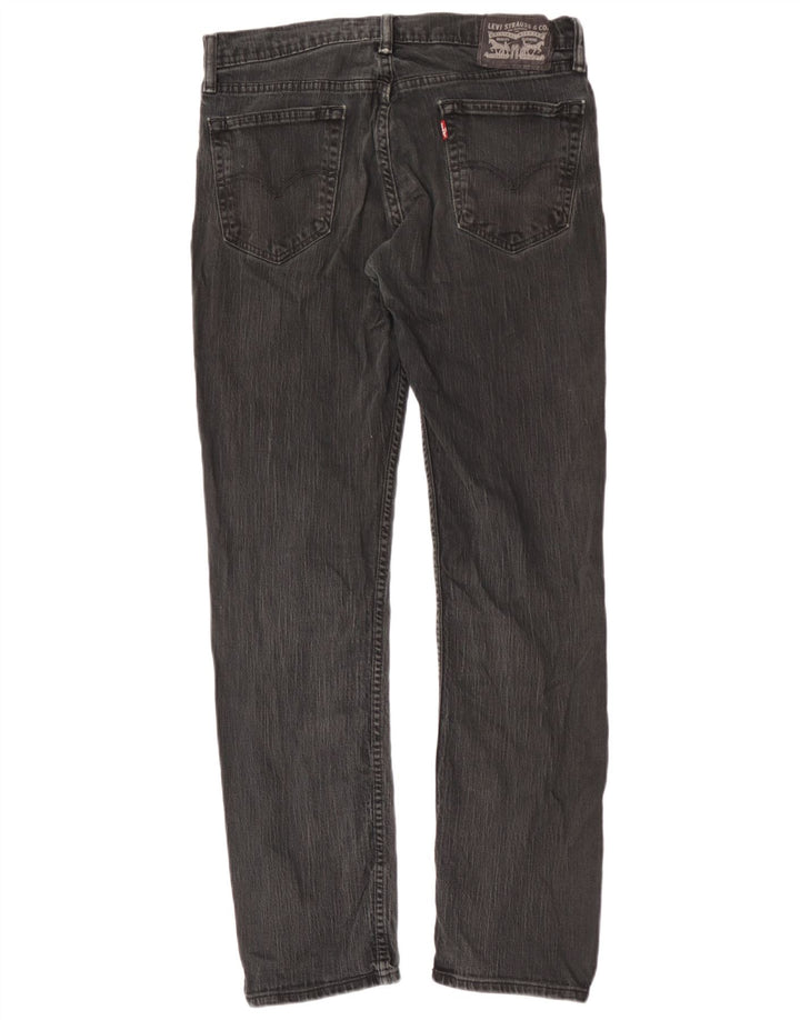 Vaqueros rectos desgastados para hombre Levi's W33 L32 Algodón negro