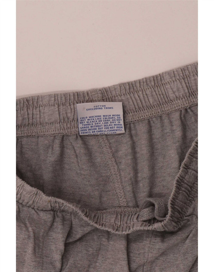 Champion Pantalones Cortos Deportivos Regulares Gráficos Para Hombre Algodón Gris Pequeño
