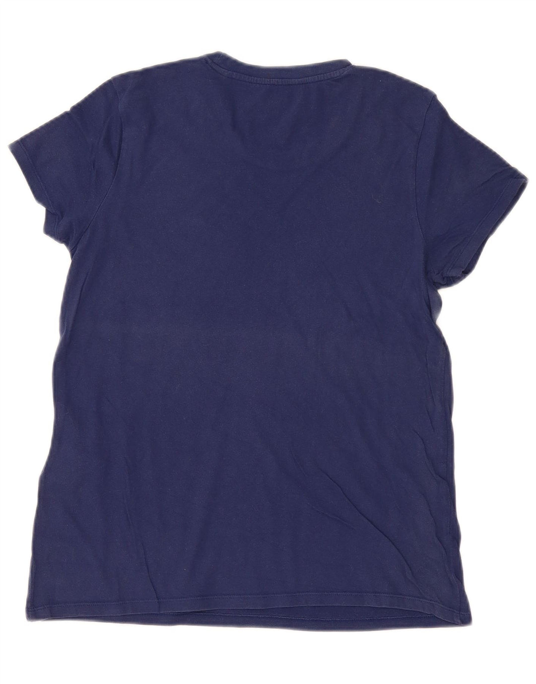 LEVI'S Camiseta para mujer Top UK 12 Medium Azul marino Algodón