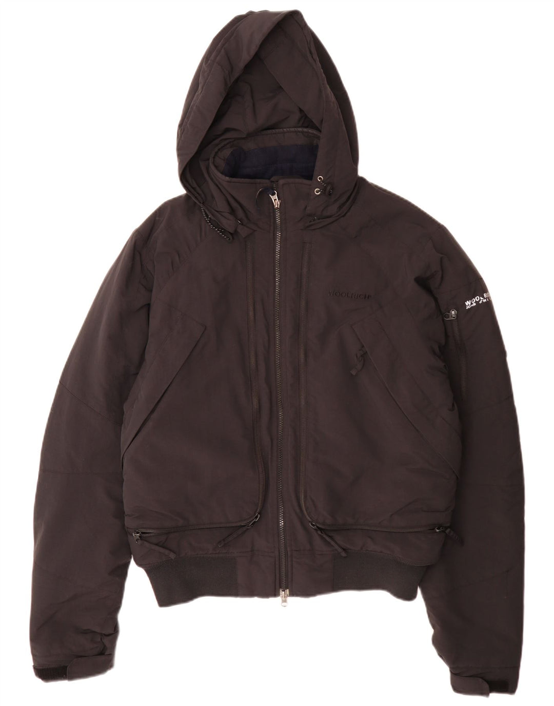Woolrich Chaqueta Bomber Acolchada Con Capucha Para Hombre UK 38 Medium Black