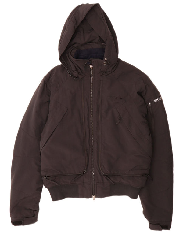 Woolrich Chaqueta Bomber Acolchada Con Capucha Para Hombre UK 38 Medium Black