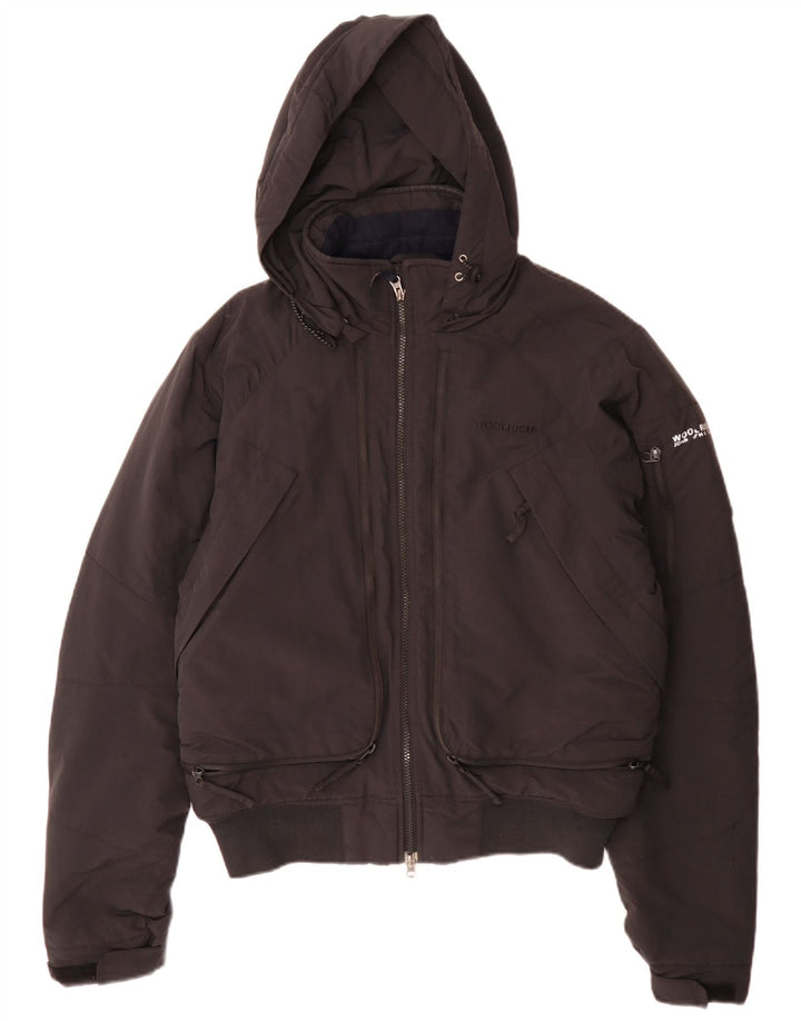 Woolrich Chaqueta Bomber Acolchada Con Capucha Para Hombre UK 38 Medium Black