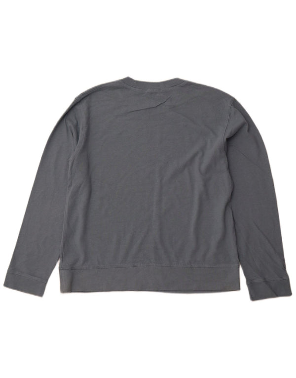 ZARA Mujer Sudadera Jumper UK 44 Gris Medio