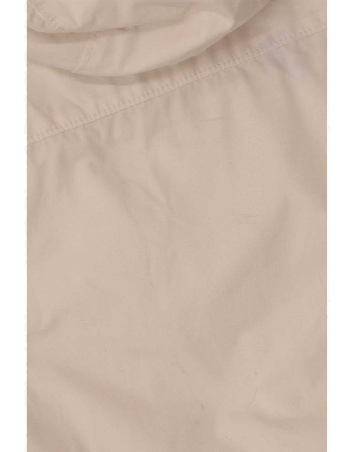 Lyle & Scott Chaqueta anorak con capucha para hombre UK 38 Mediana Poliéster blanco