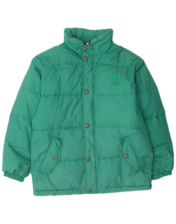 Ciesse Piumini Chaqueta acolchada con capucha para hombre IT 52 Large Verde Poliéster Modern