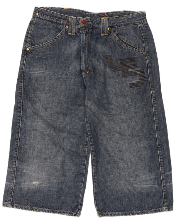Bermudas de mezclilla con gráficos para hombre Levi's Algodón azul mediano W32
