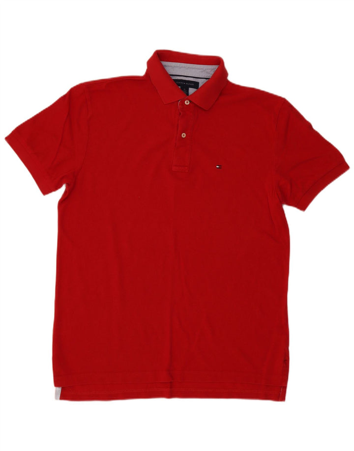 Polo Tommy Hilfiger Hombre Algodón Rojo Medio