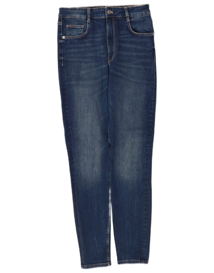 Zara Jeans Slim Mujer EU 40 Medium W30 L28 Algodón Azul