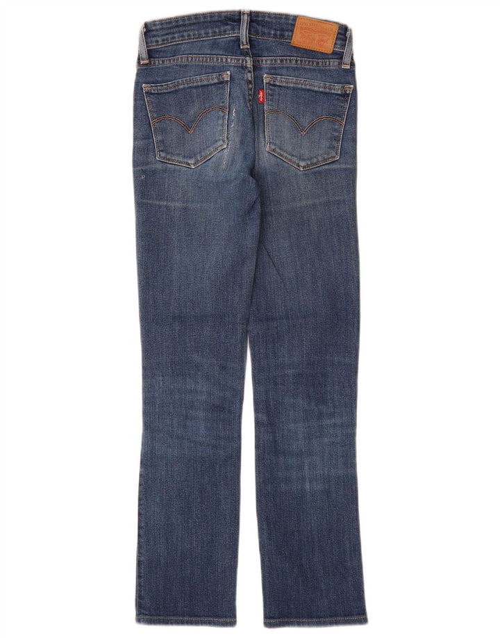Levi's Jeans rectos 714 para mujer Talla 23 W23 L28 Algodón azul
