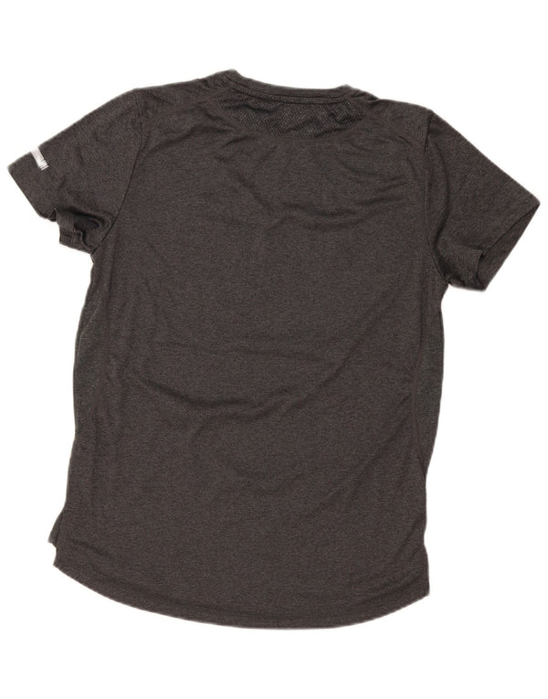 Ellesse Mens Slim Fit Graphic Camiseta Top Pequeño Gris Poliéster