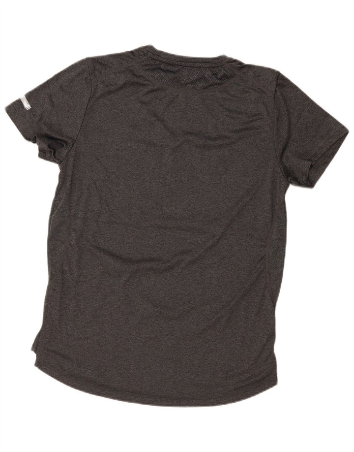 Ellesse Mens Slim Fit Graphic Camiseta Top Pequeño Gris Poliéster