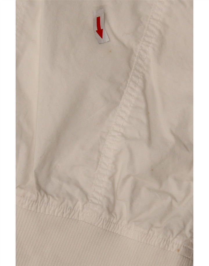 Sergio Tacchini Chaqueta Bomber Corta para Mujer UK 10 Small White Poliéster