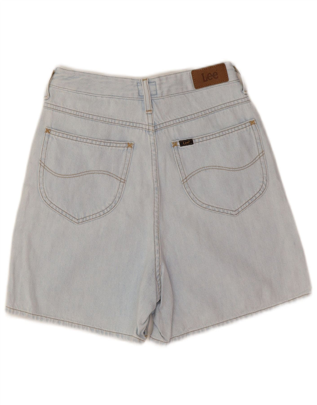 Pantalones Cortos Lee Mujer Stella Denim W26 Pequeño Algodón Azul